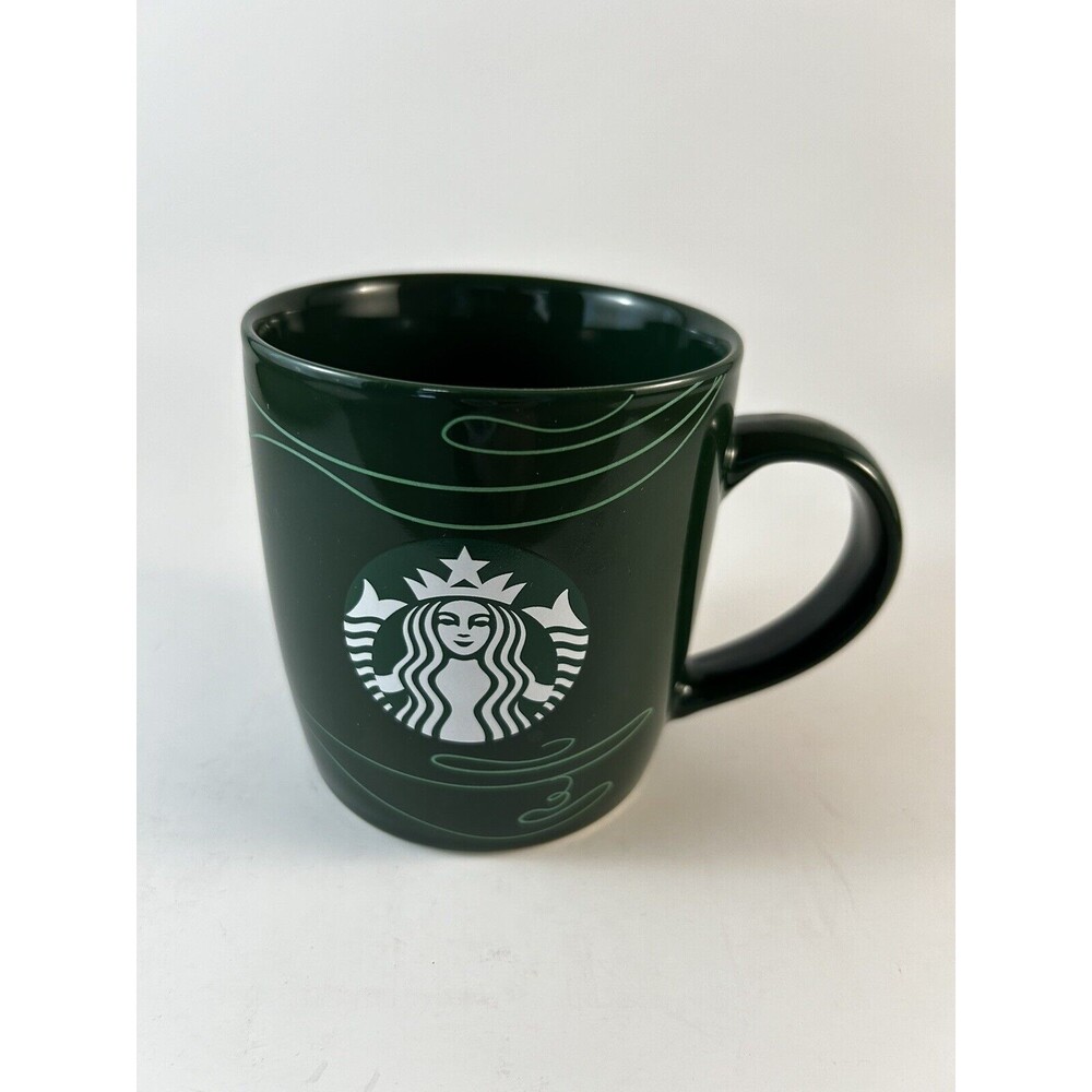 2020 Starbucks Mug Green 12oz Capacity Logo Coffee Tea Cup